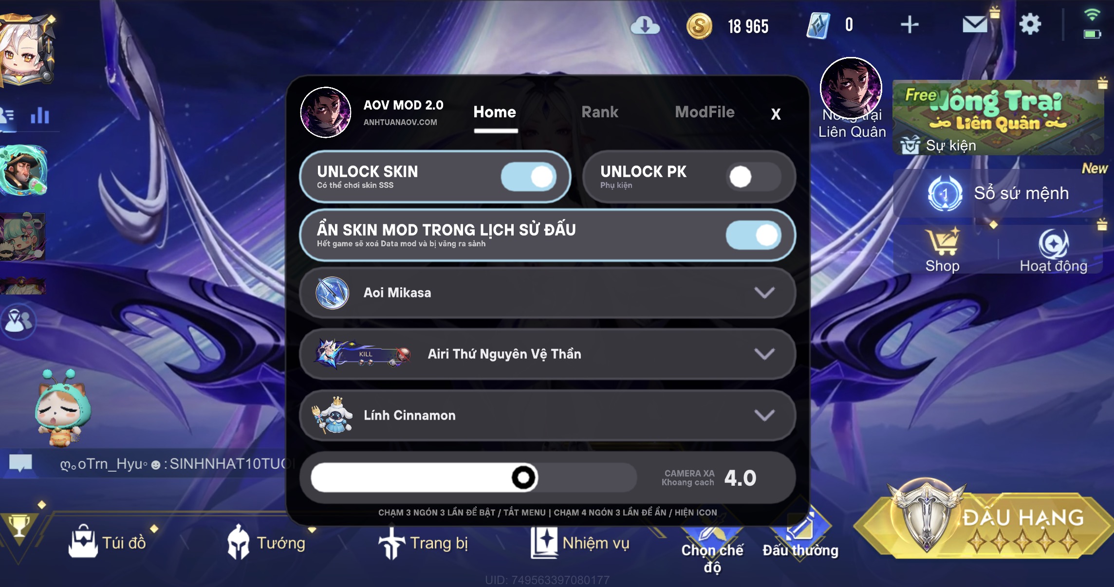 Mod Skin 2.0