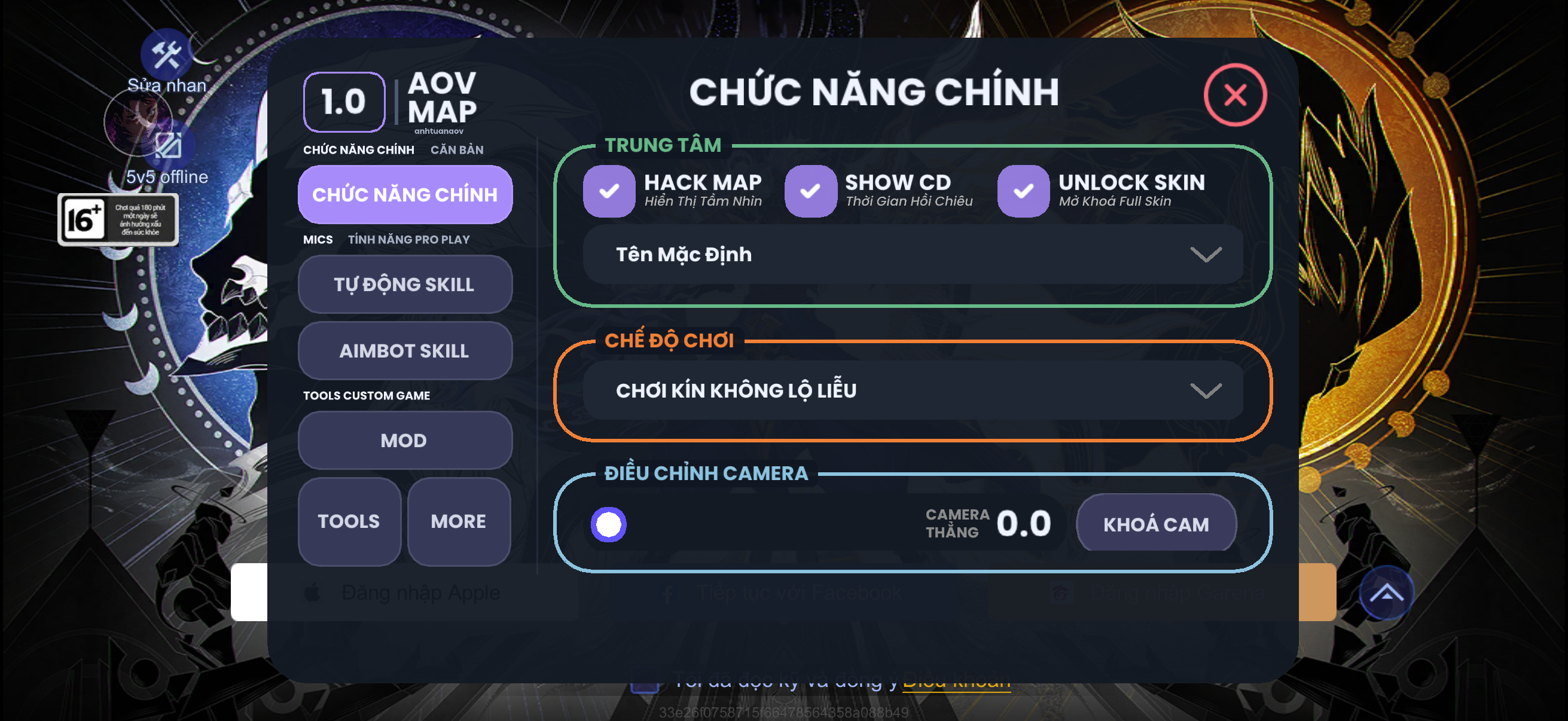 Hack Map 1.0 Kín