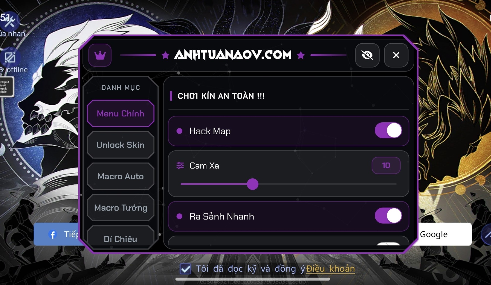 Hack Map Androi Chấp Tố